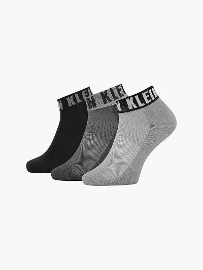 Calvin Klein Táskák & Kiegészítők HU974105 | Calvin Klein Logo Ankle Férfi Zokni Szürke
